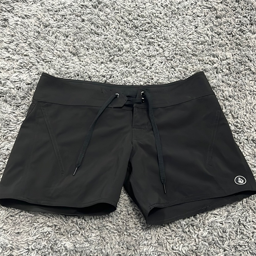 Volcom Black Women's Swim Boardshorts